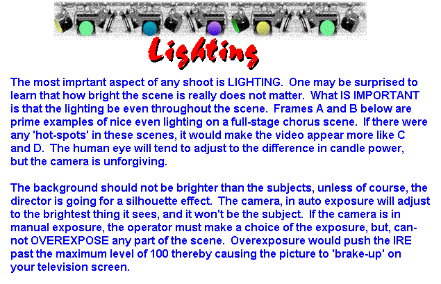 Lighting Notes